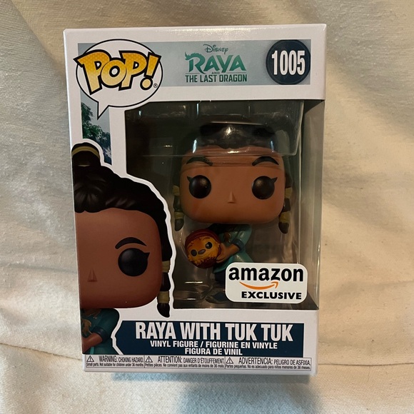 Raya and the Last Dragon Disney Funko Pop 1005 Raya with Tuk Tuk new exclusive - Picture 1 of 5
